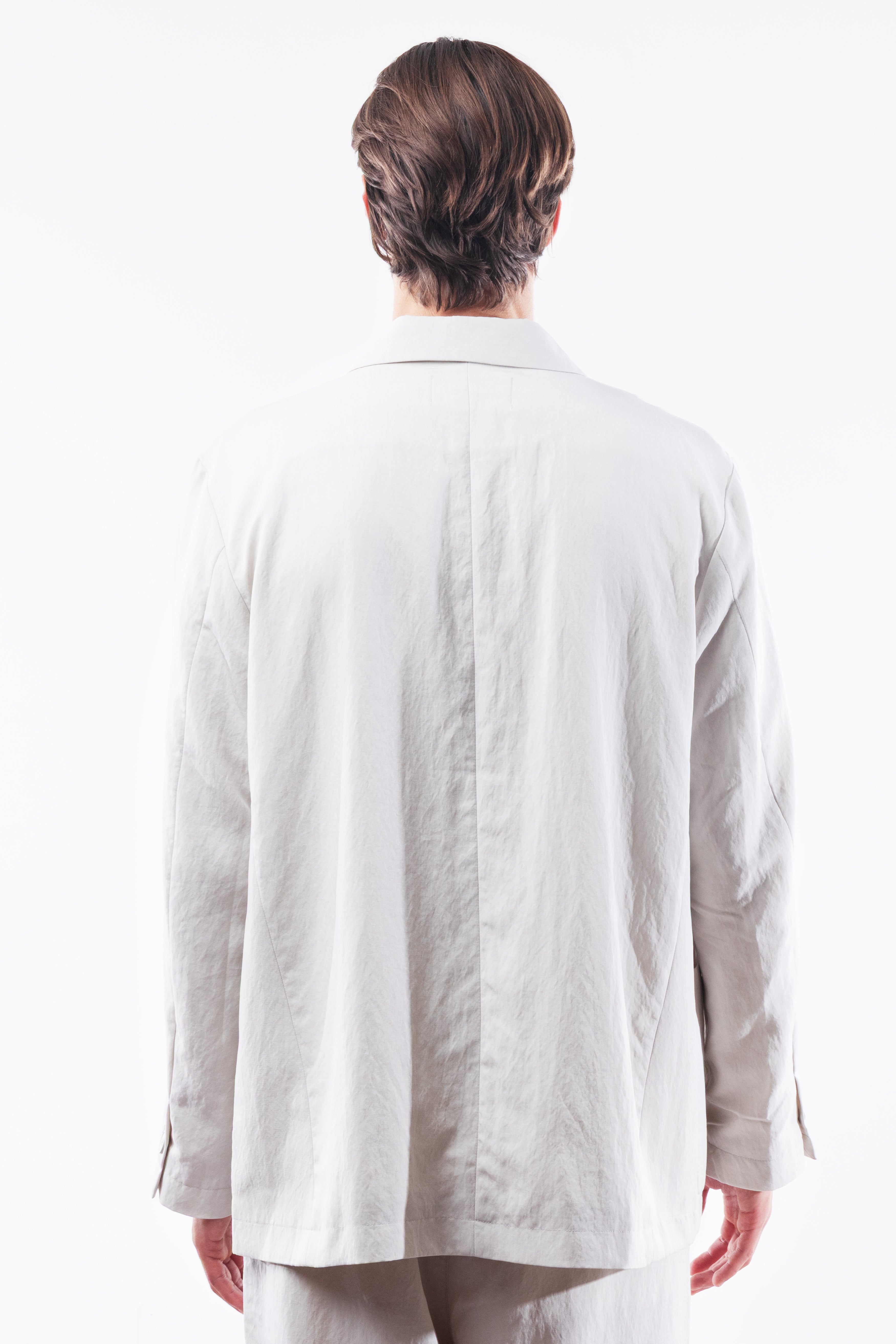 LYOCELL CASUAL JACKET LIGHT GRAY