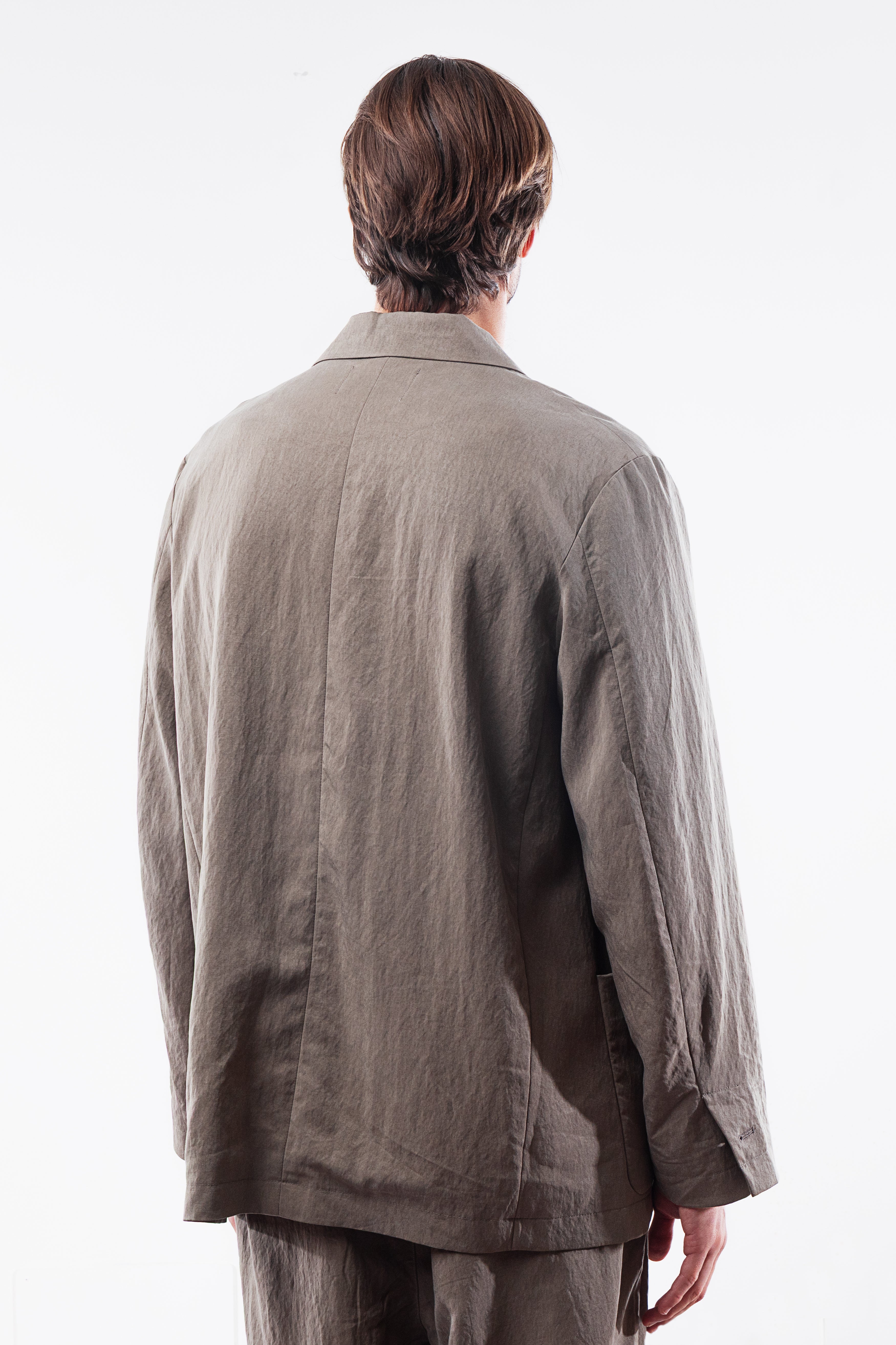 LYOCELL CASUAL JACKET ARMY GREEN