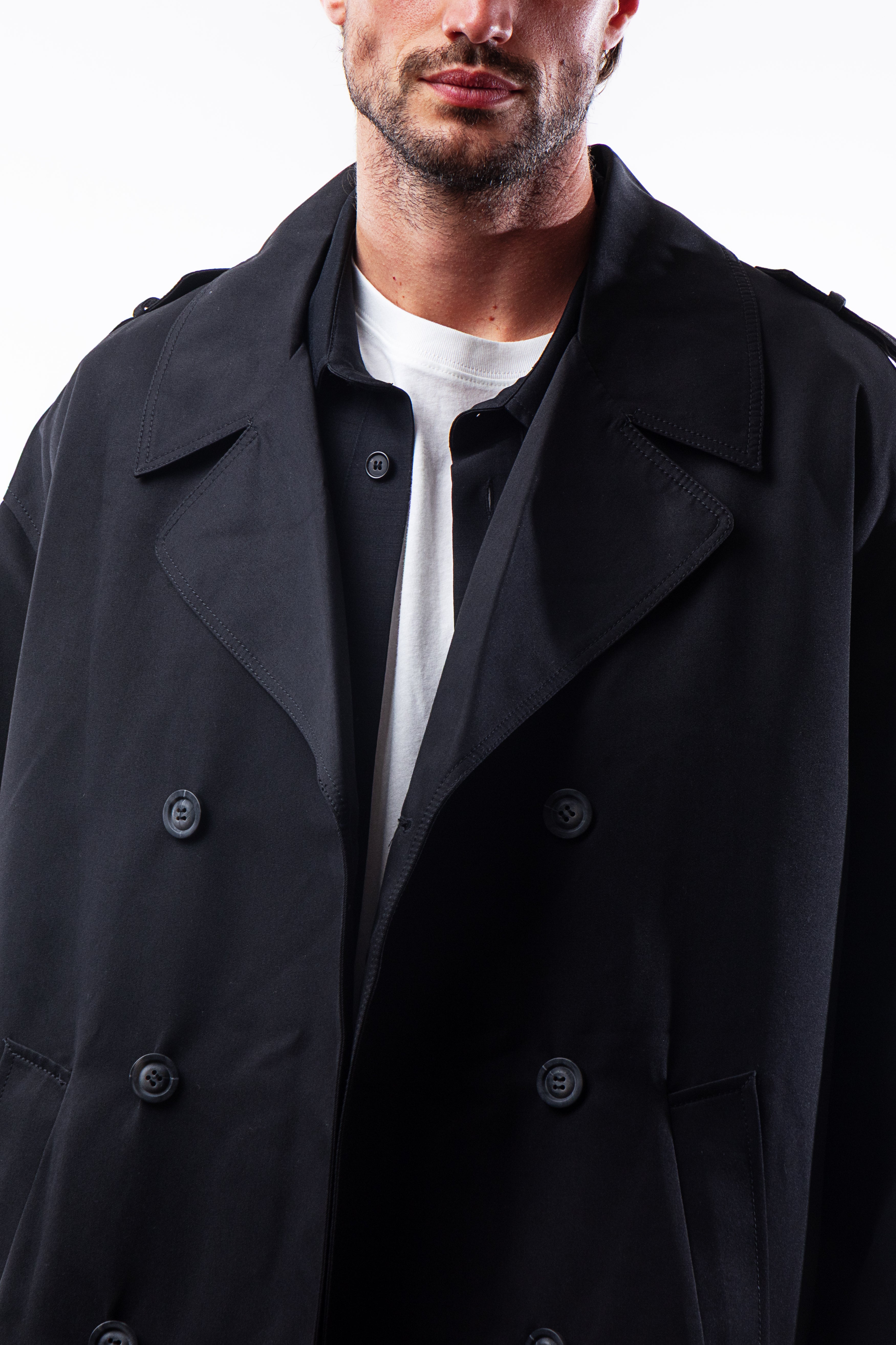 TRENCH COAT BLACK