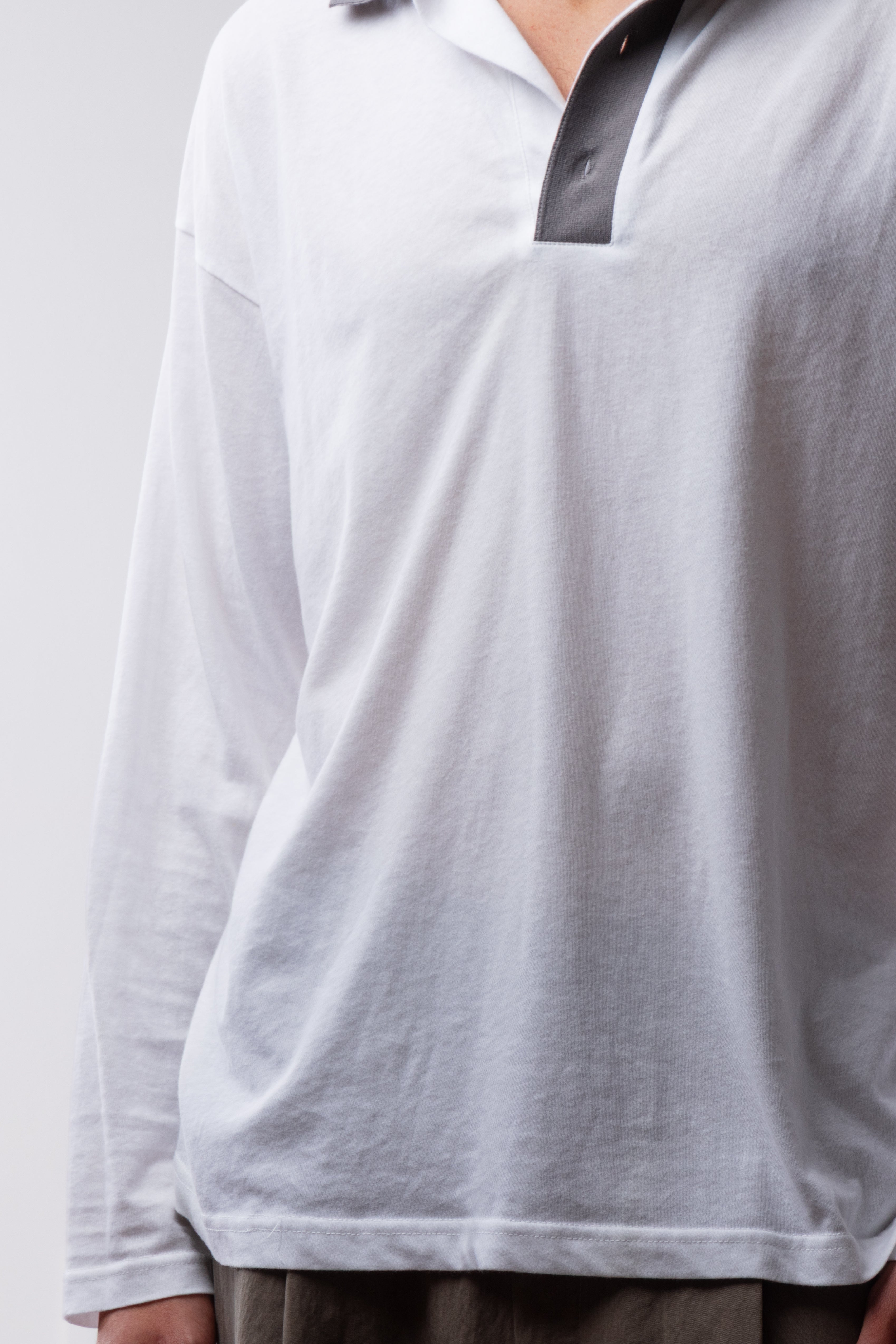 Soft touch cotton long sleeve Polo