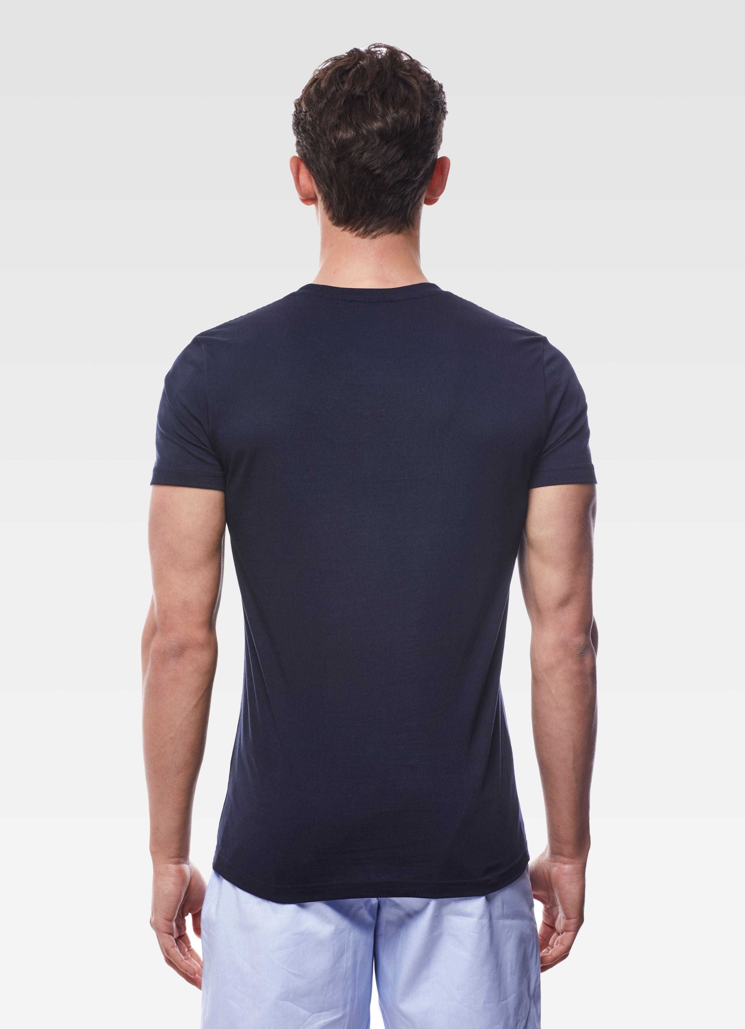 COTTON T-SHIRT NAVY GEMINI
