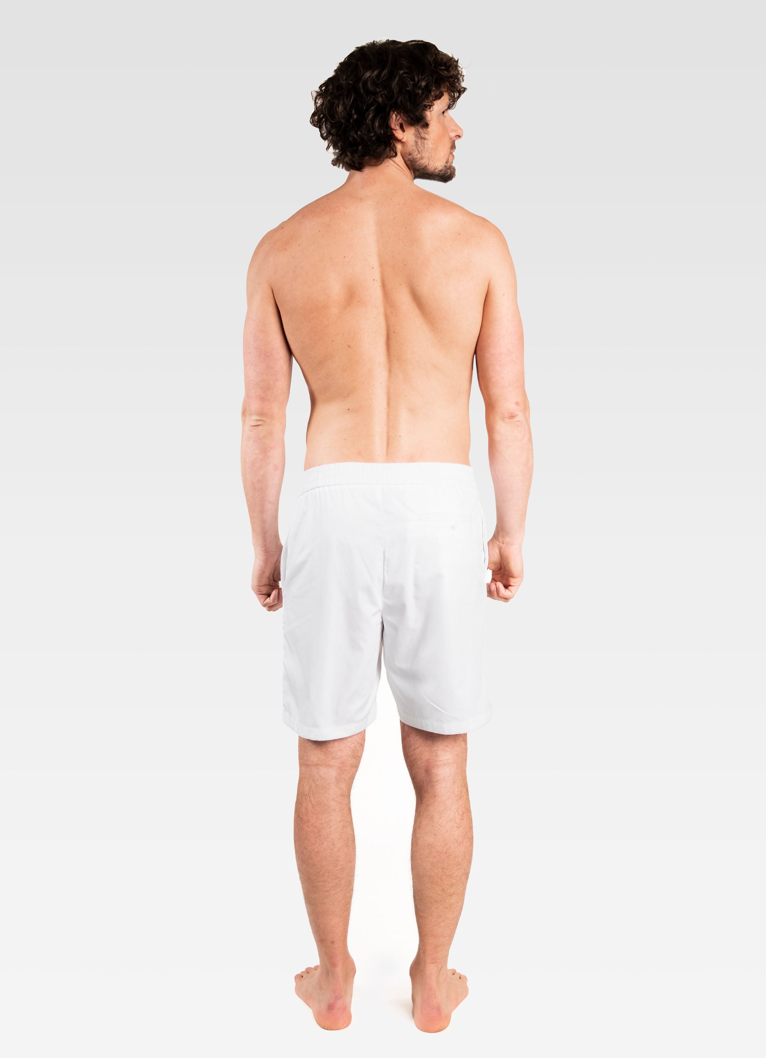 POPLIN COTTON SHORTS WHITE GEMINI