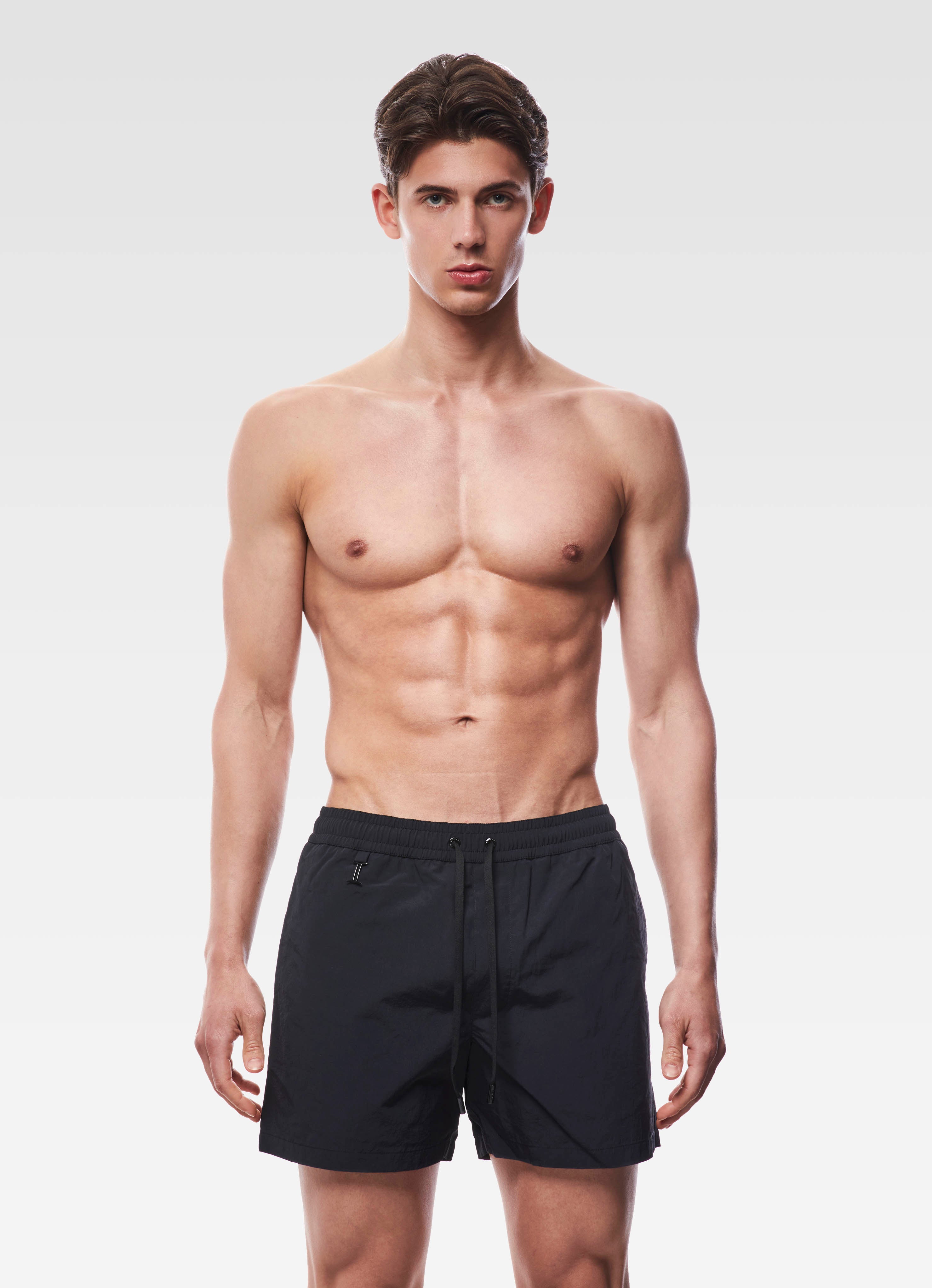 SWIM SHORTS REGULAR BLACK GEMINI