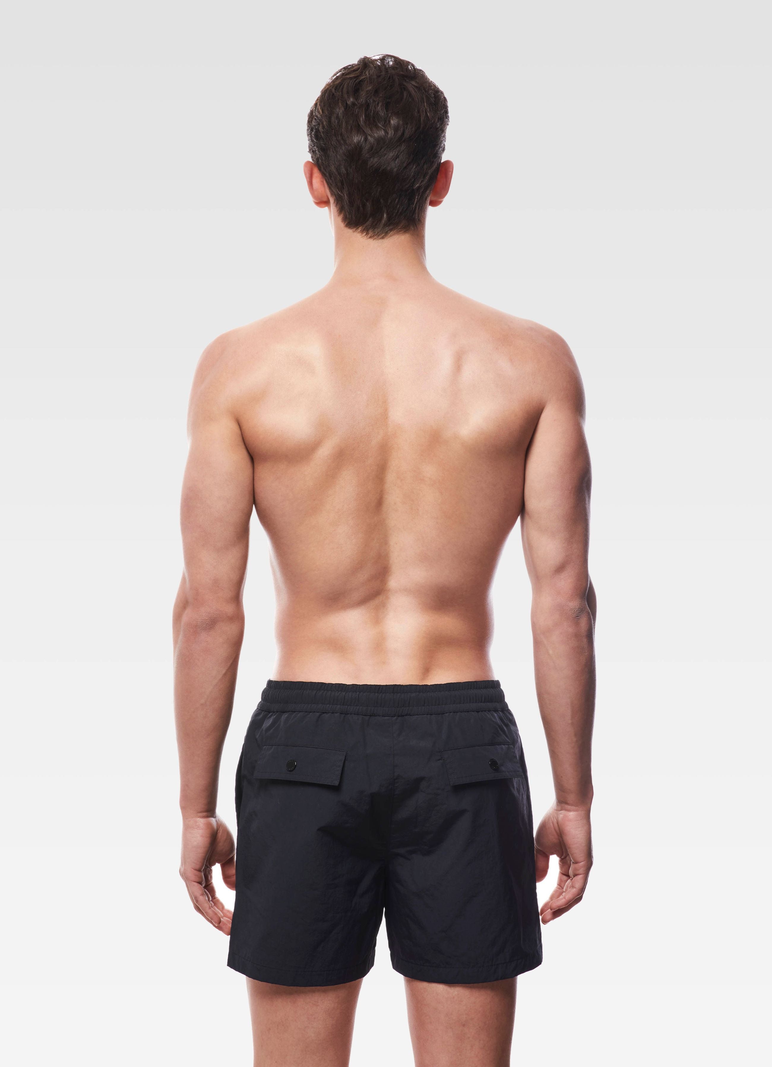 SWIM SHORTS REGULAR BLACK GEMINI