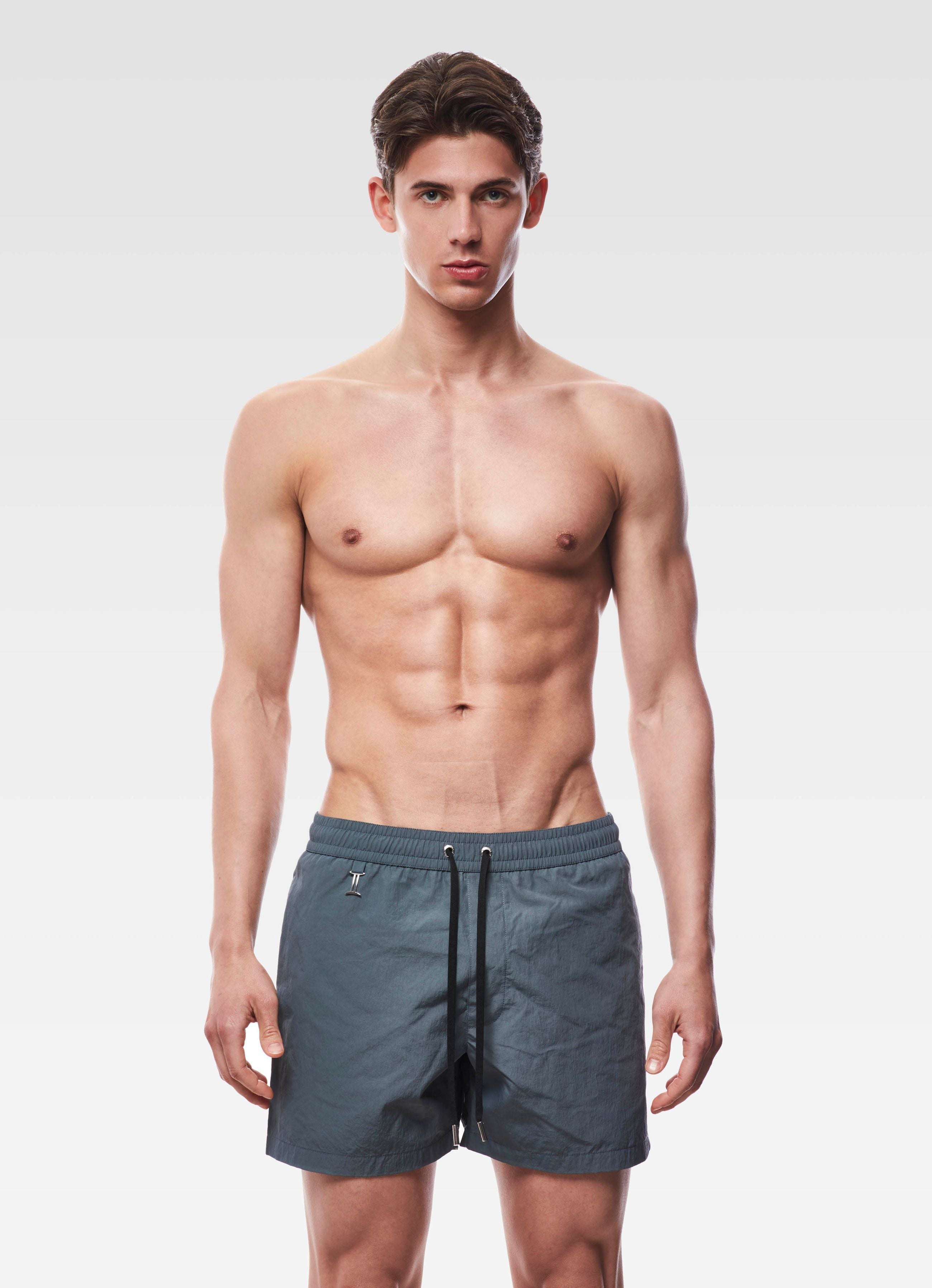 SWIM SHORTS REGULAR DARK GREY GEMINI