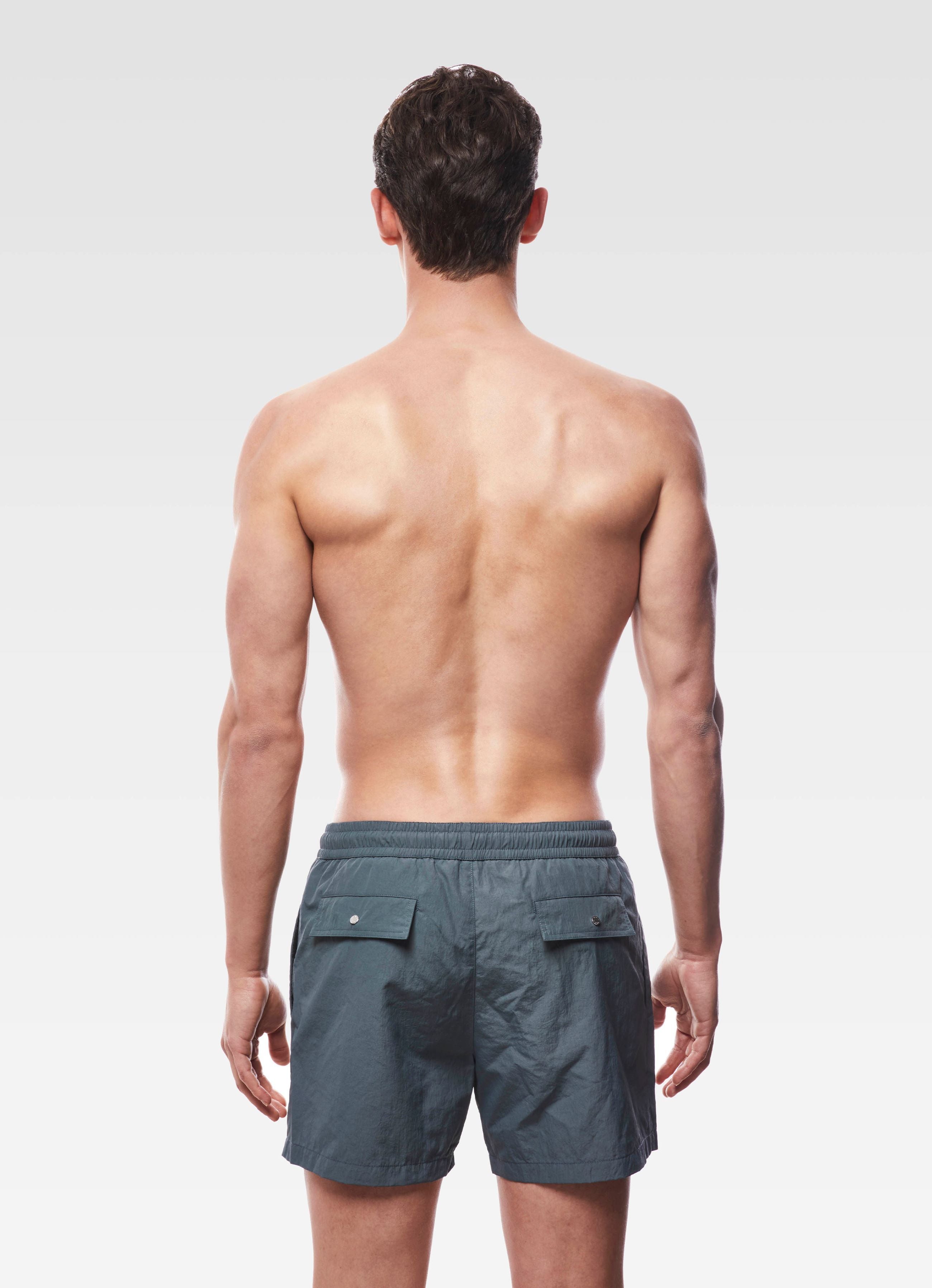 SWIM SHORTS REGULAR DARK GREY GEMINI