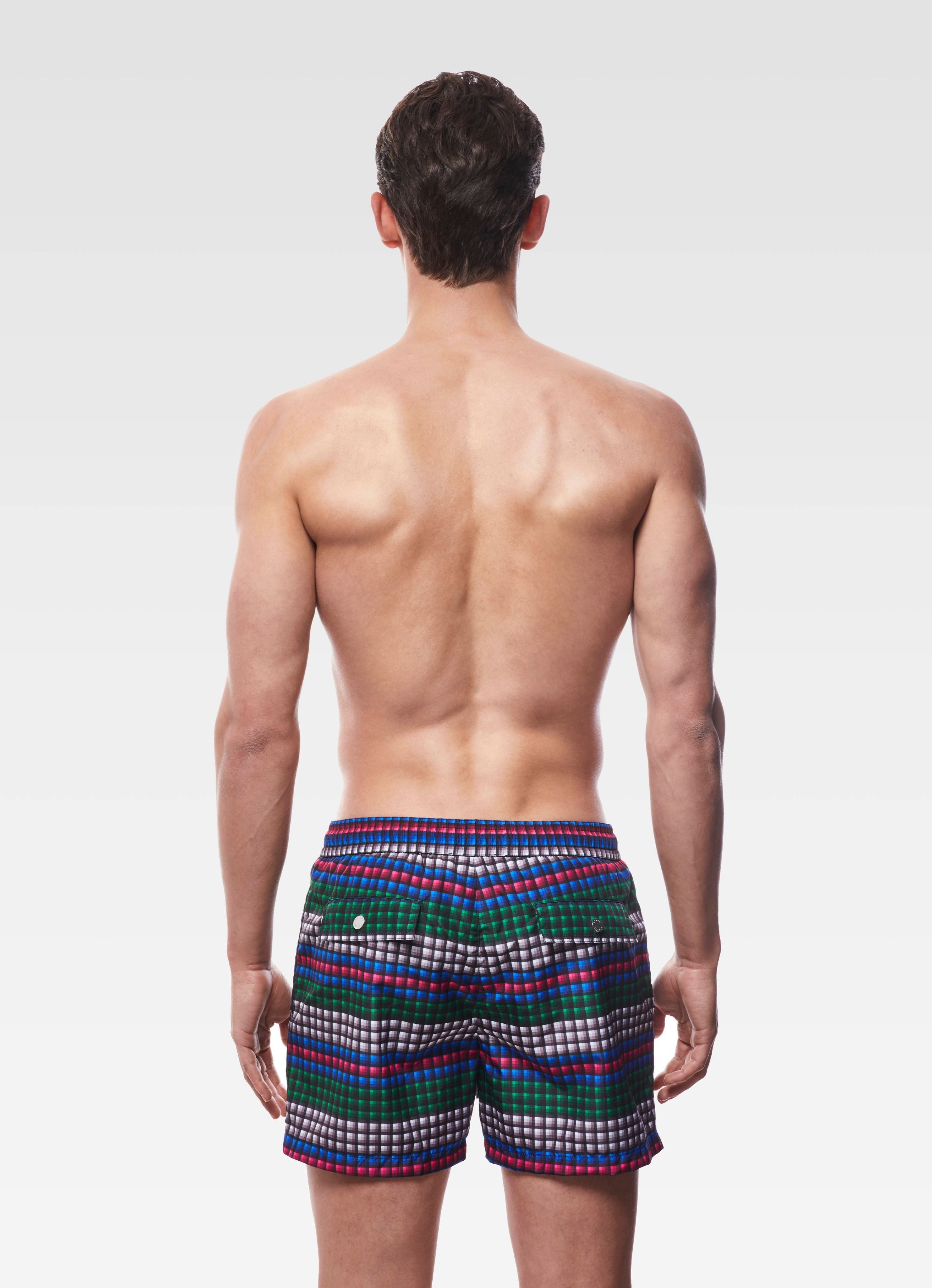 SWIM SHORTS REGULAR OPTICAL MULTICOLOR GEMINI