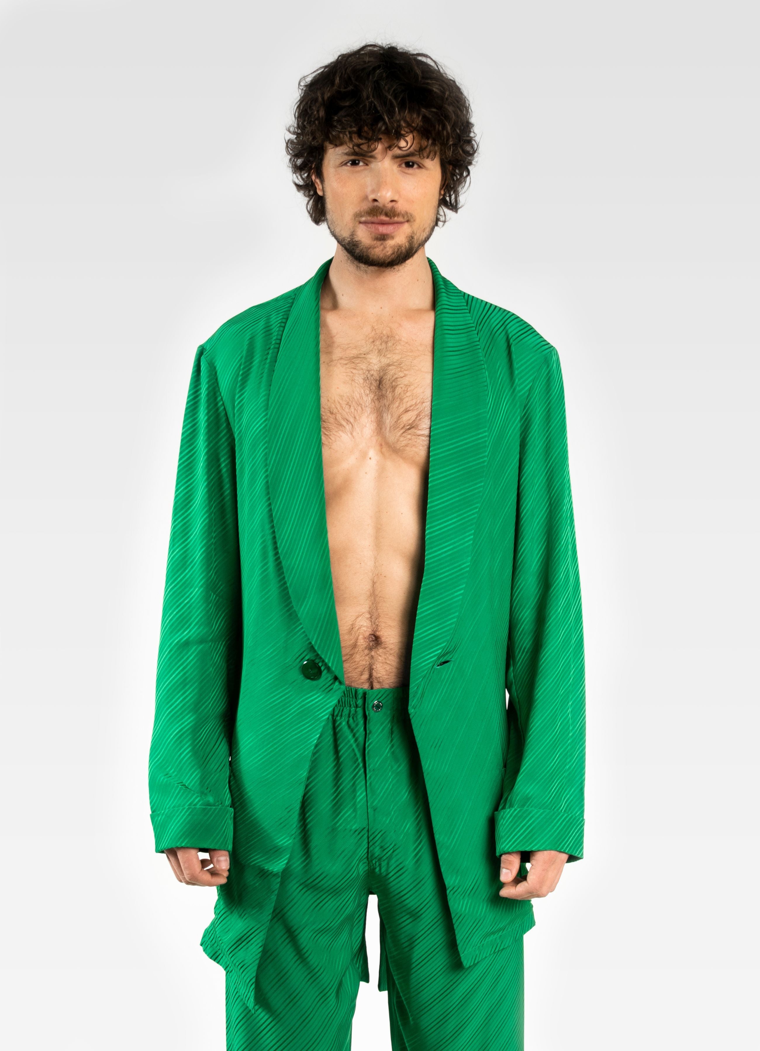 VISCOSE KIMONO JOLLY GREEN GEMINI