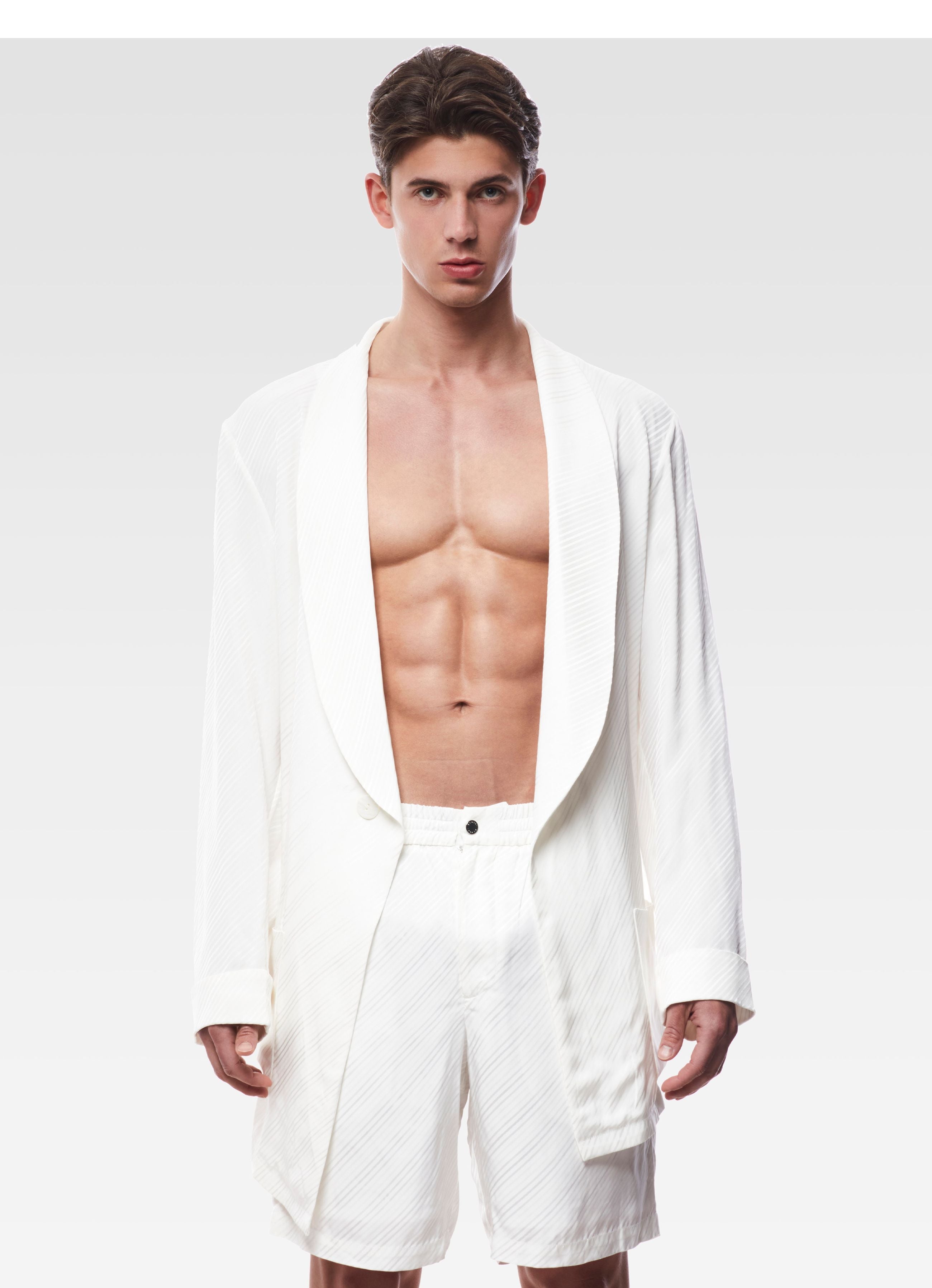 VISCOSE KIMONO WHITE GEMINI