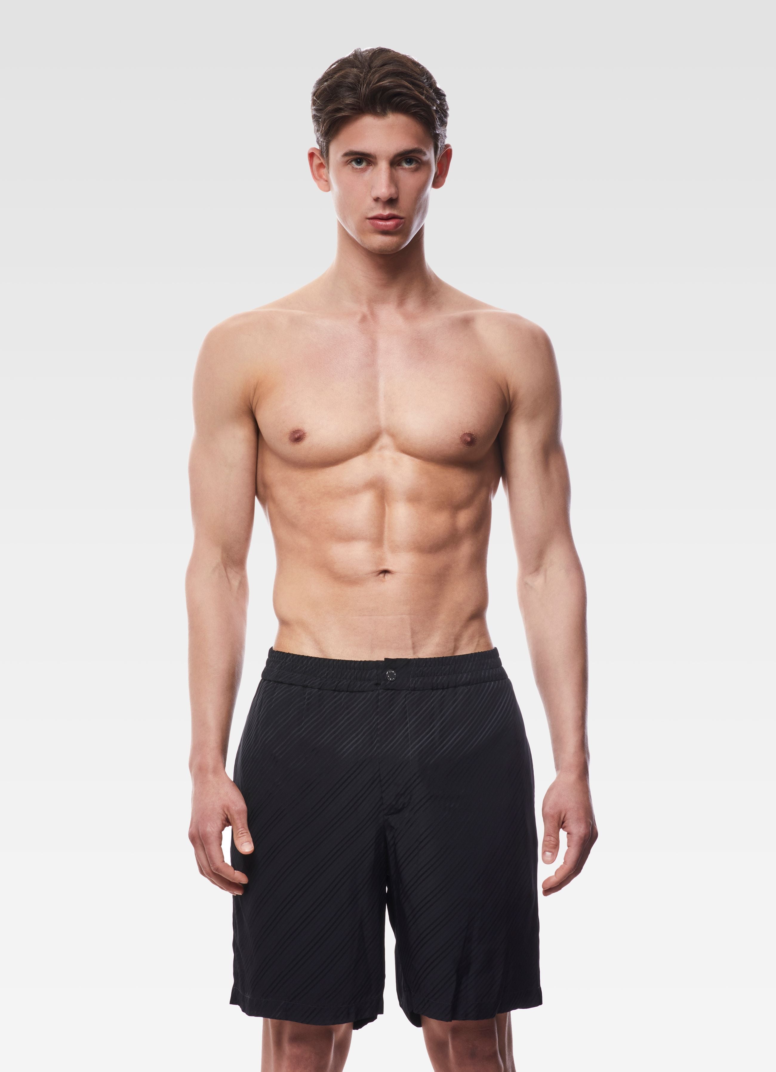 VISCOSE SHORTS BLACK GEMINI