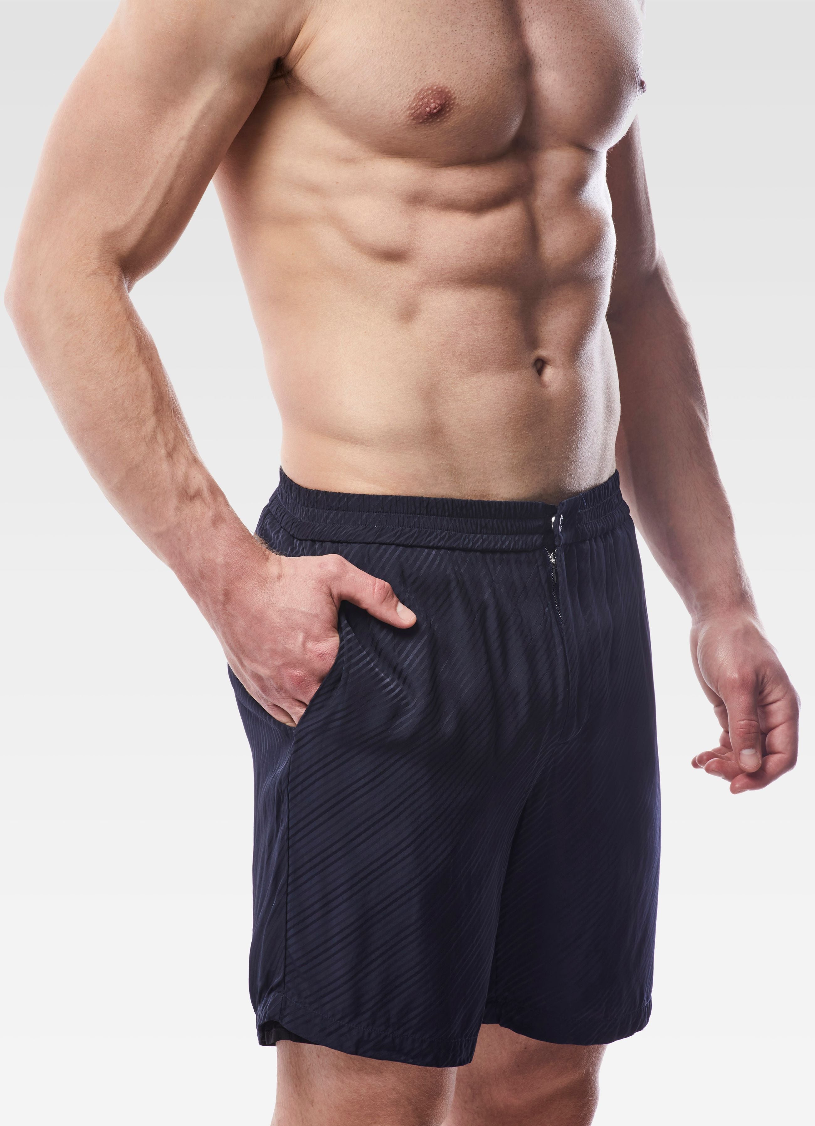 VISCOSE SHORTS BLUE GEMINI