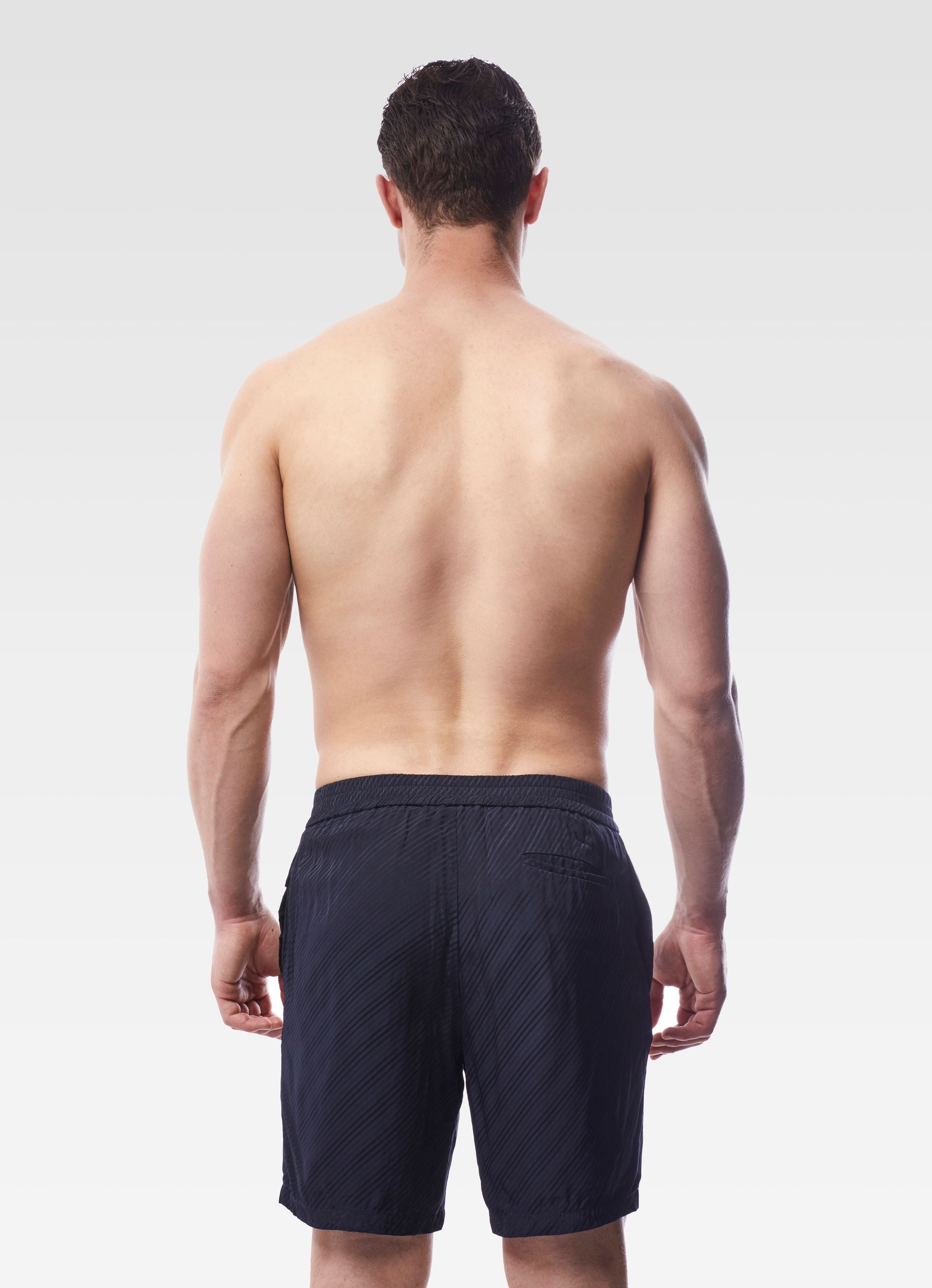 VISCOSE SHORTS BLUE GEMINI