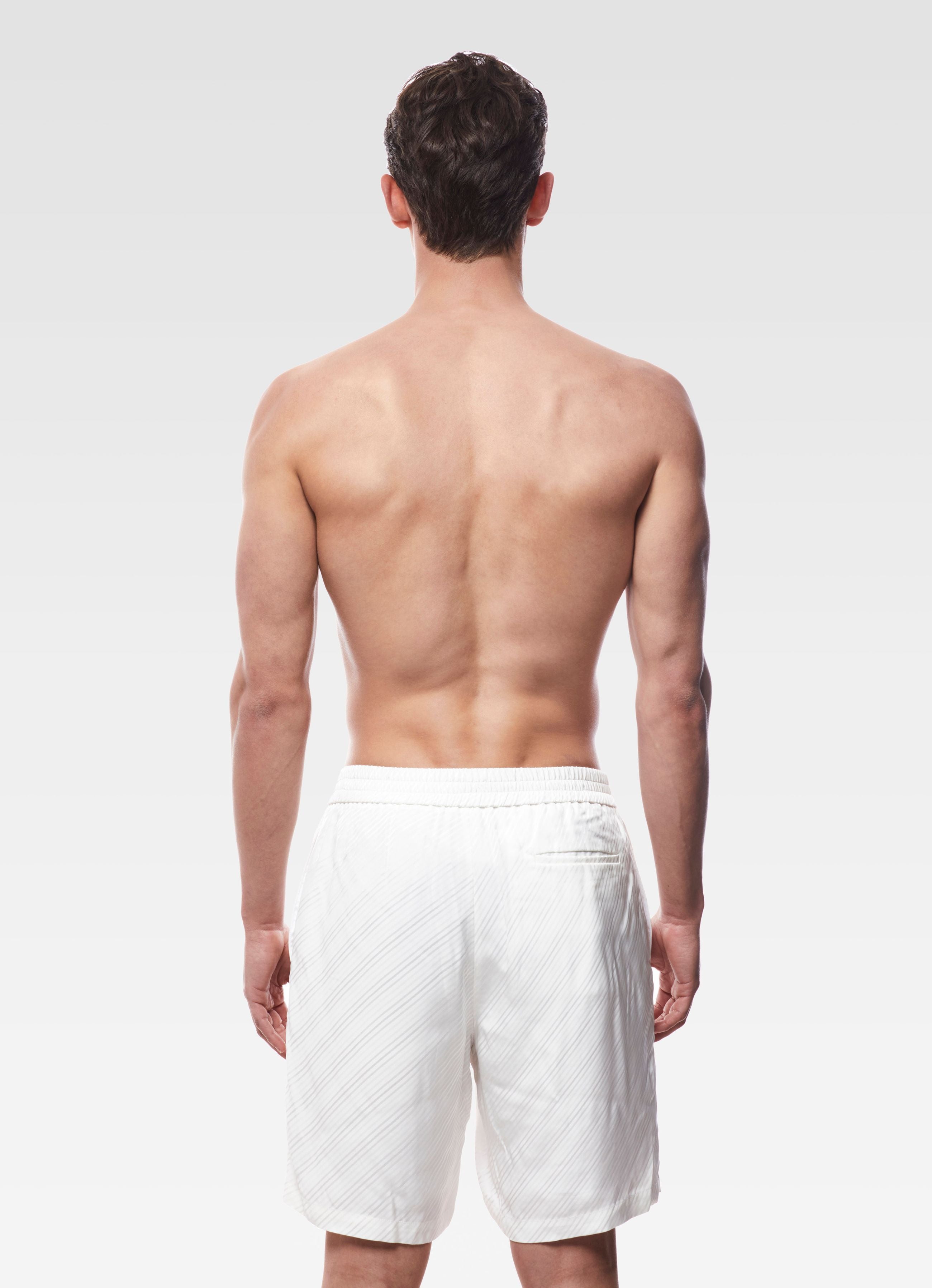 VISCOSE SHORTS WHITE GEMINI