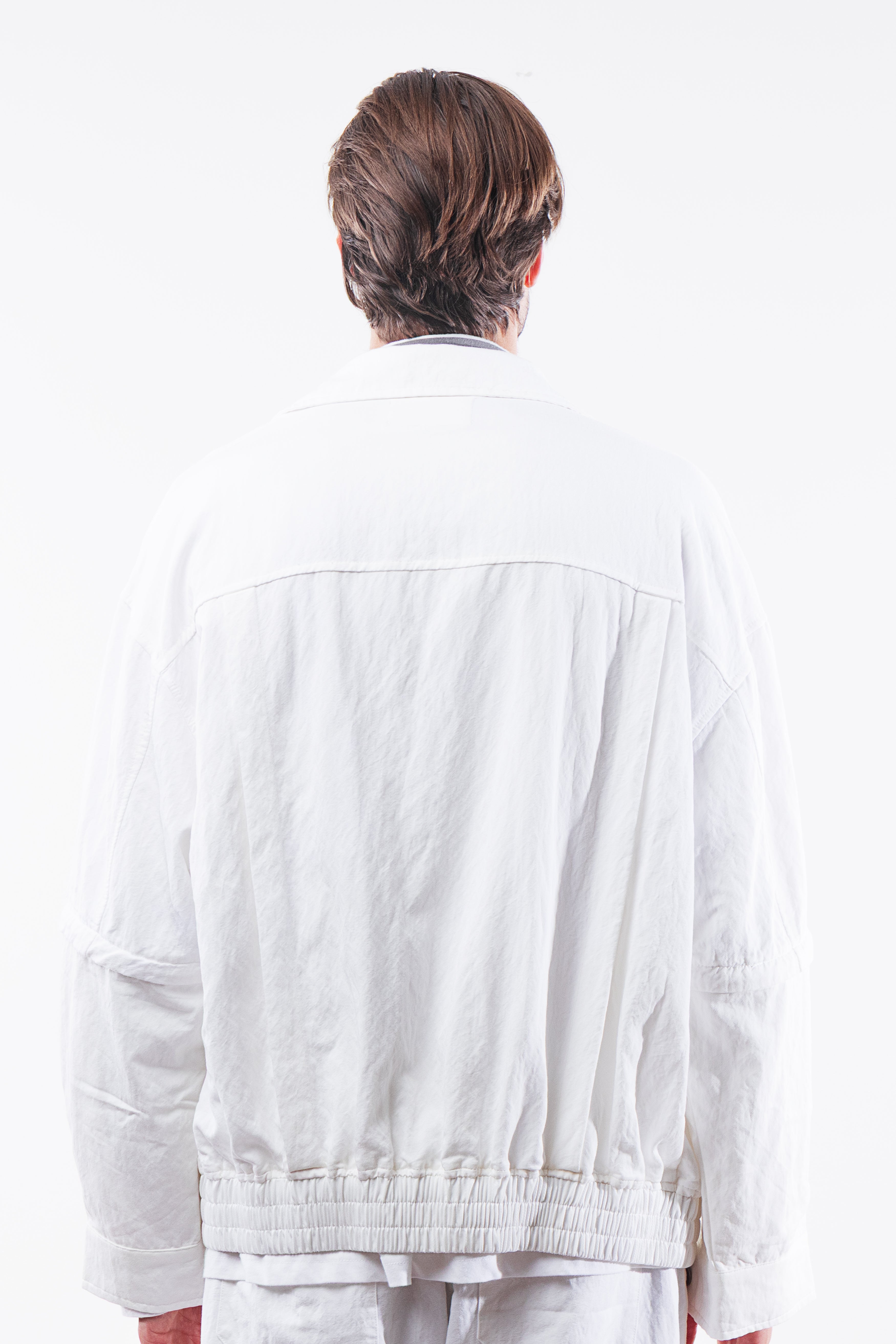 JACKET WITH DETACHABLE SLEEVES WHITE