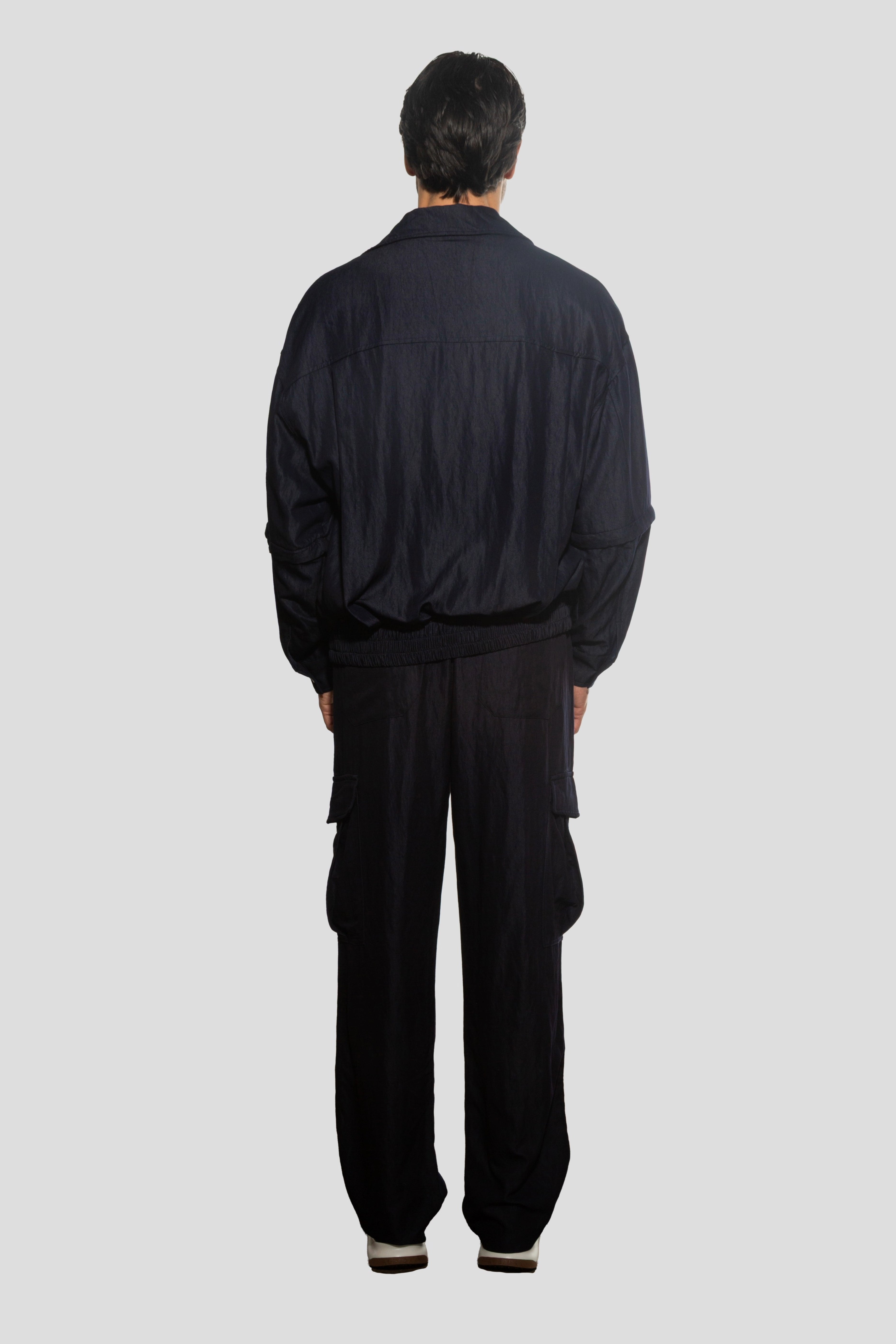 VESTE EN JEAN BLEU À MANCHES AMOVIBLES