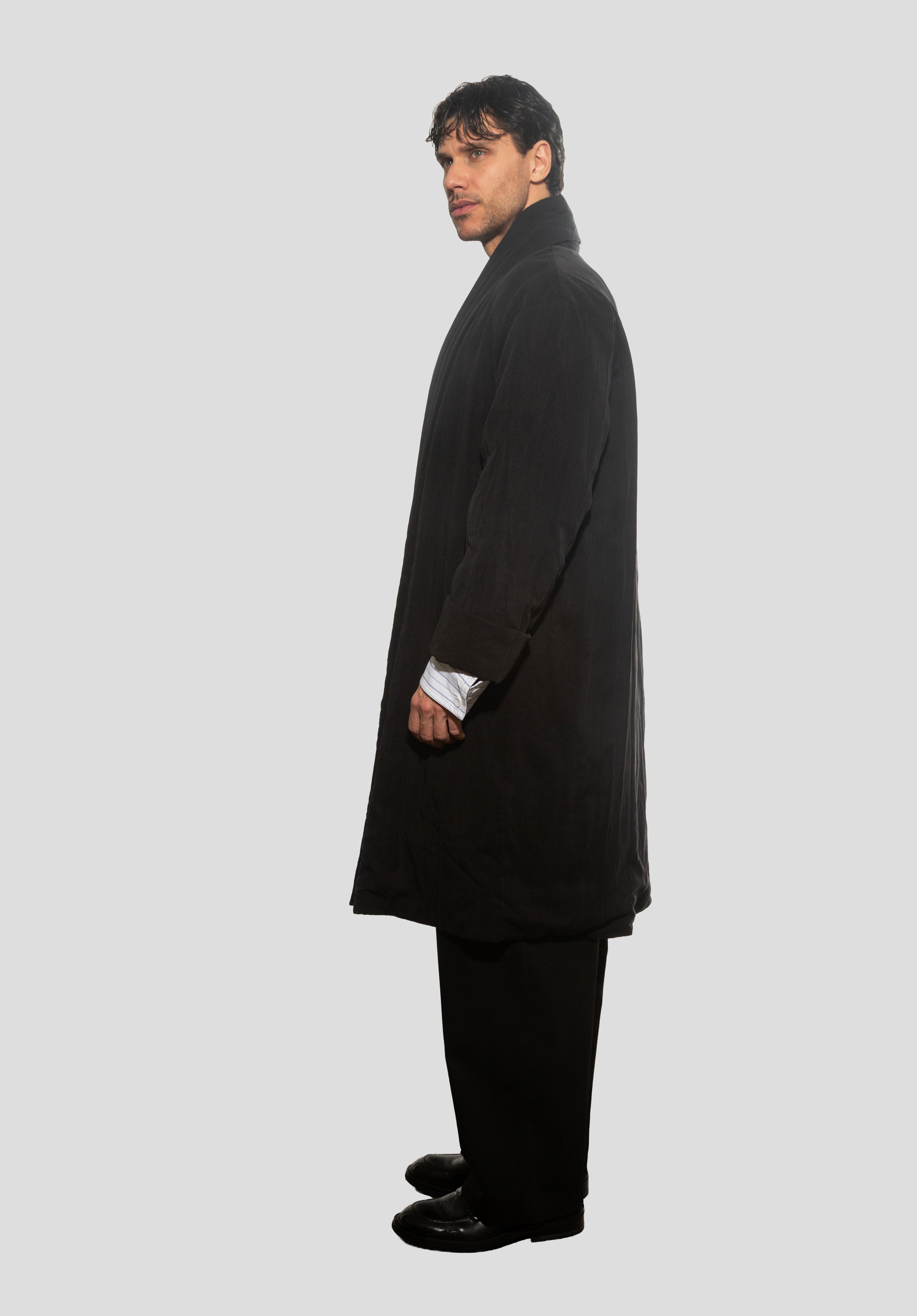 Padded oversized coat